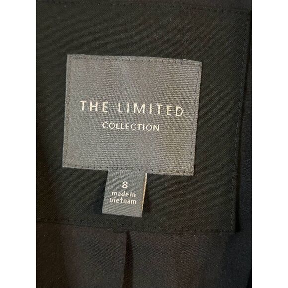 The Limited Womens Lined 2 Button Blazer Black Pockets Size 8 (5358) - Picture 5 of 7